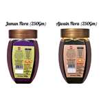 Orchard Honey Combo Pack (Jamun+Ajwain) 100 Percent Pure and Natural (2 x 250 gm)